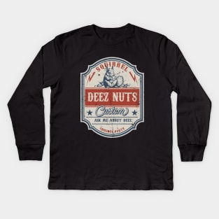 Deez Nuts Vintage Kids Long Sleeve T-Shirt